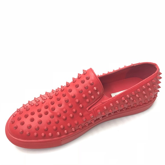 steve madden spiked loafers